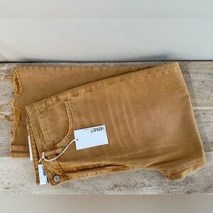 Vervet Leslie Jeans 90s Vintage Flare Dark Khaki Size 30